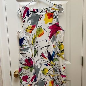 AGB Dress | Cocktail Dress | White Floral | 14